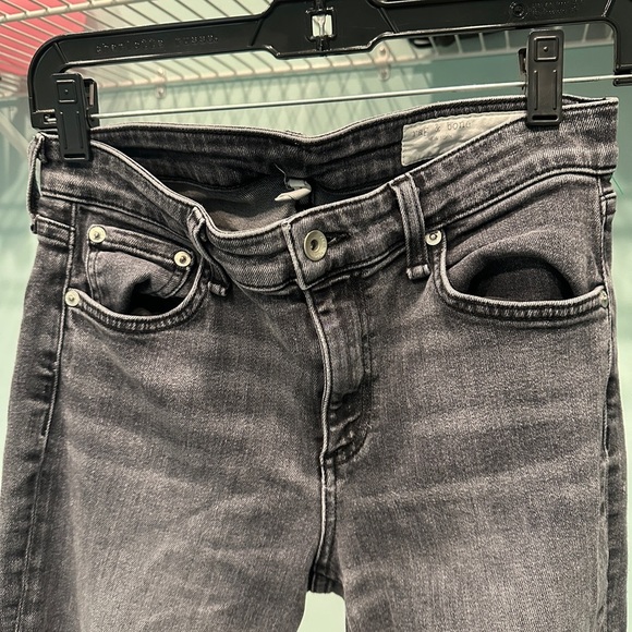 Rag & Bone Gray Skinny Jeans Modern Fit - Picture 3 of 8